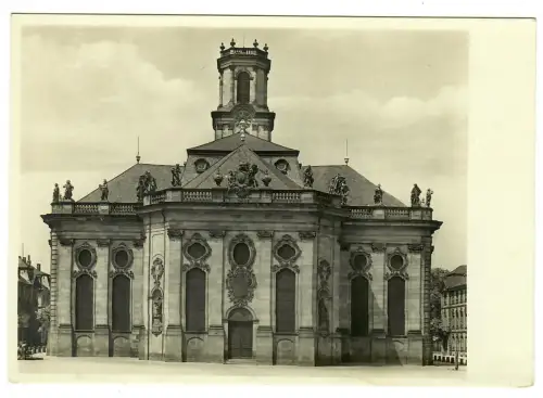 AK Saarbrücken, Ludwigskirche, Östliche Hauptansicht, 11292