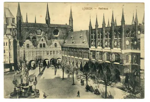 AK Lübeck, Rathaus, 11185