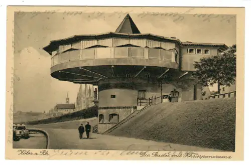 AK Köln Bastei mit Rheinpanorama - 10328