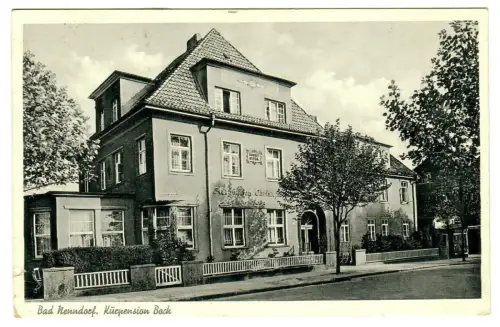 AK Bad Nenndorf, Kurpension Bock, 11304