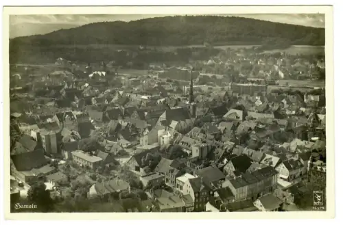 AK Hameln, Panorama, Fliegeraufnahme, 11318