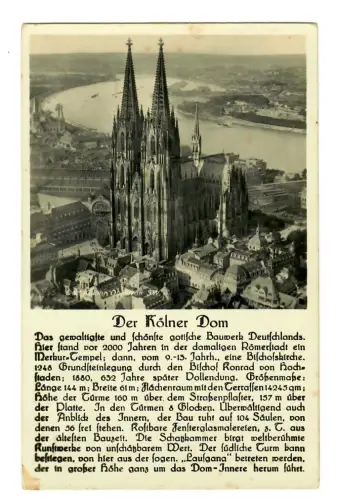 AK Köln, Kölner Dom , 11609
