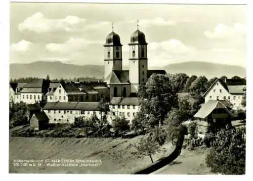 AK St. Märgen im Schwarzwald, Wallfahrtskirche  "Mariazell" - 10483