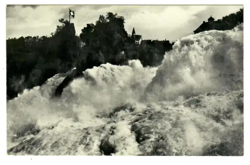 AK Rheinfall mit Schloß Laufen, 10686