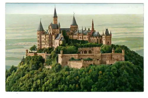 AK Bisingen Zimmern, Burg Hohenzollern, 10666