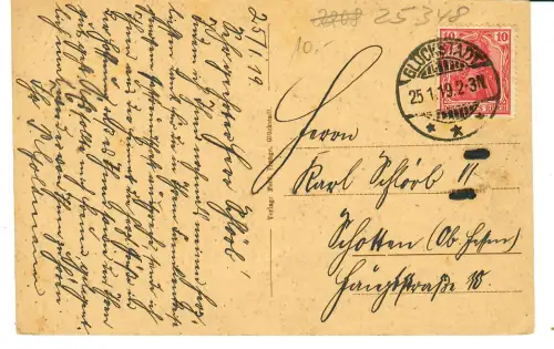 AK Glückstadt. Rathaus, 11461