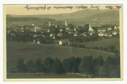 AK Isny im Allgäu, Panorama,1924, 10078