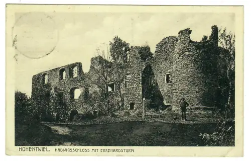 AK Hohentwiel Hegau, Hadwigsschloss mit Ekkehardsturm, 10577
