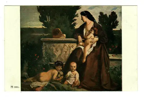 Künstler AK Anselm Feuerbach: Römische Mutter mit Kindern, Ackermann, 30241