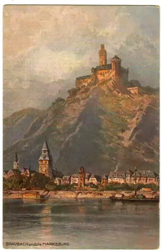 AK Braubach und die Marksburg, 11060