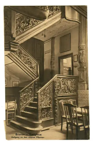 AK Bremen, Essighaus, Aufgang zu den oberen Räumen, 11462