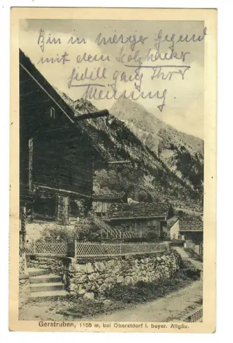 AK Gerstruben bei Obersdorf i. bayer. Allgäu - 1920 - 10310