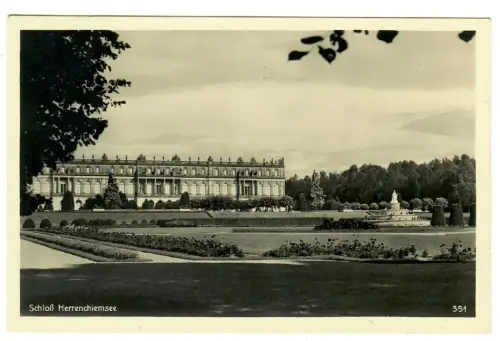 AK Schloß Herrenchiemsee, Herreninsel im Chiemsee,  10815