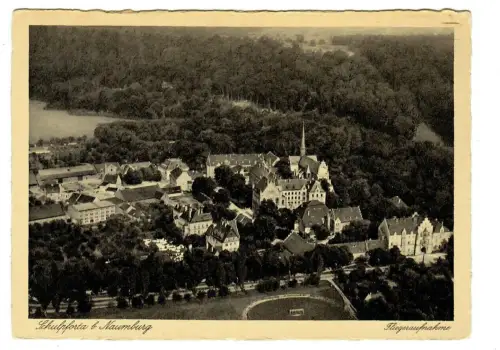 AK Naumburg, Landesschule zur Pforte, Fliegeraufnahme, 11133