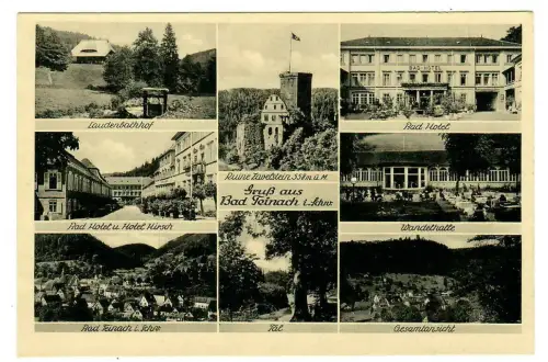 AK Bad Teinach, Bad Hotel, Wandelhalle, 10077