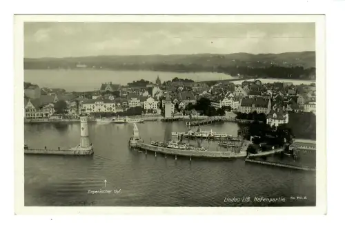 AK Lindau / Bodensee - Hafenpartie, 10067