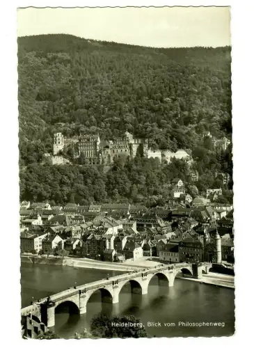 AK Heidelberg - Blick vom Philosophenweg, 10071