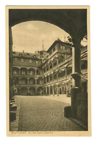 AK Stuttgart, Alter Schlosshof,  11107
