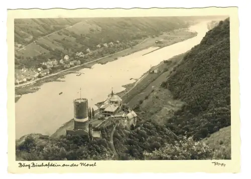 AK Hatzenport, Burg Bischofstein mit Mosel und Burgen, 12042