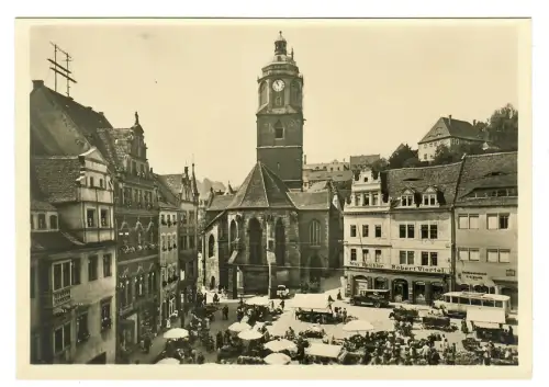 AK Meissen, Frauenkirche und Wochenmarkt, 12041