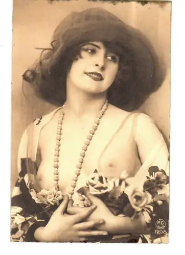 AK Erotik, Frau Akt, Porträt, nackt, erotic nude, 12031