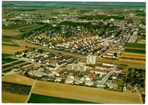 AK Frankenthal, Hessheimer Viertel, Luftaufnahme, 11124