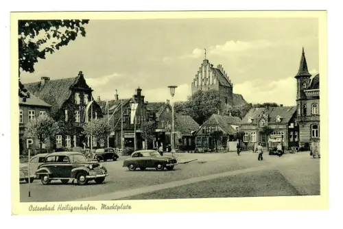 AK Heiligenhafen, Marktplatz, 11186