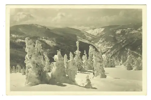 AK Feldberg, Blick ins Wiesental im Winter, 12191