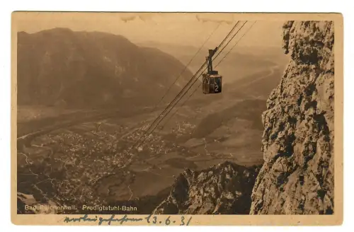 AK Bad Reichenhall, Predigtstuhl-Bahn, 12193