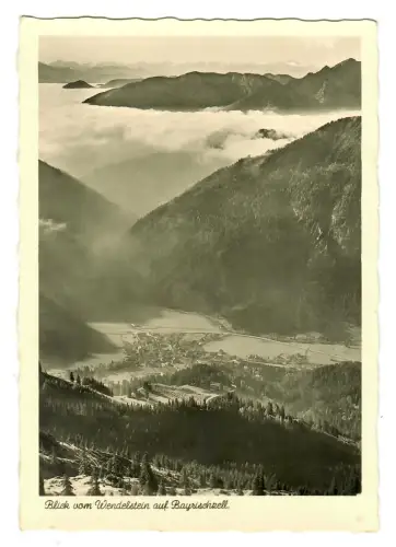 AK Bayrischzell, Panorama, Blick vom Wendelstein, 12207