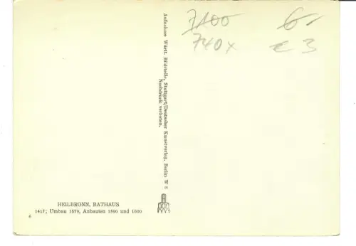 AK Heilbronn, Rathaus, 12213