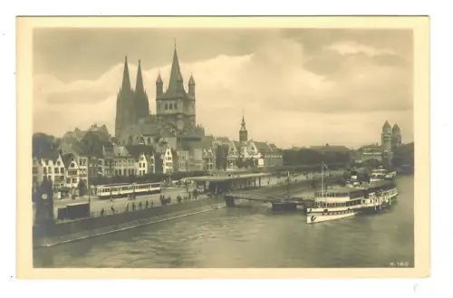 AK Köln, Blick auf die Frankenwerft, 11606