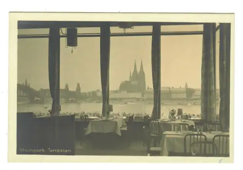 AK Köln, Rheinpark-Terassen, 11607