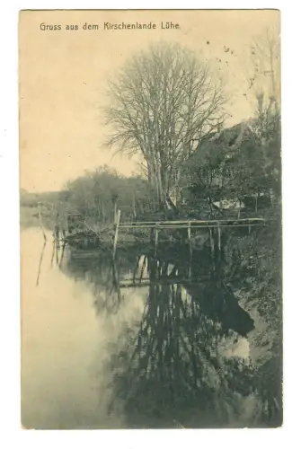 AK Lühe Kirschenland, Idylle am Wasser,  10888