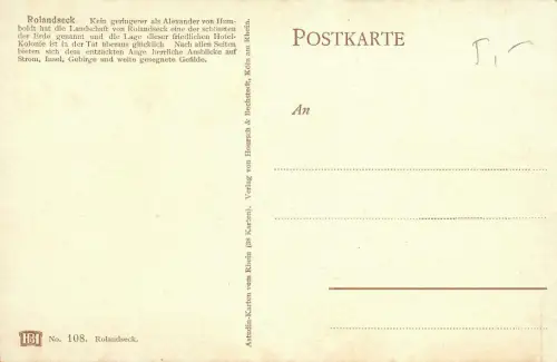 AK Remagen, Rolandseck, 11067