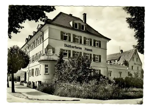 AK Bad Mergentheim, Kuranstalt Rumm und Haus Gertrud, 11357