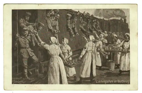 WW1, 1. WK , AK Soldaten im Zug, Abreise, 10573