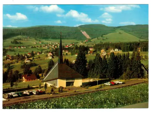 AK Falkau, Teilansicht mit St. Elisabeth Kapelle, 11027