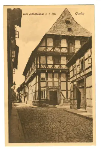 AK Goslar, Mönchehaus, 11480