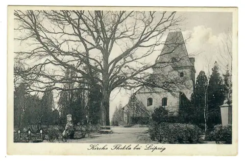 AK Leipzig, Thekla Kirche, Aussenansicht, 11070