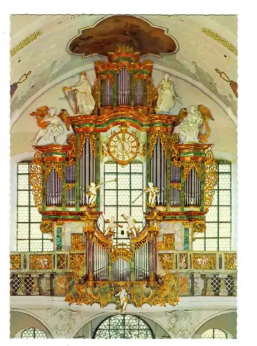AK St. Peter, Schwarzwald, Barocke Pfarrkirche Peter und Paul, Orgel, 11041