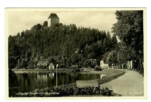 AK Ziegenrück, Blick auf die Kemenate, 12140