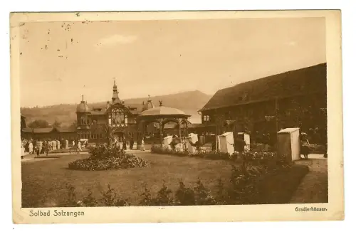 AK Bad Salzungen, Solbad, Gradierhäuser,  11489