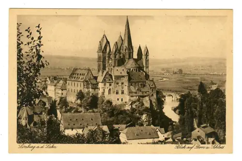 AK Limburg an der Lahn, Blick auf Dom und Schloß, 12115