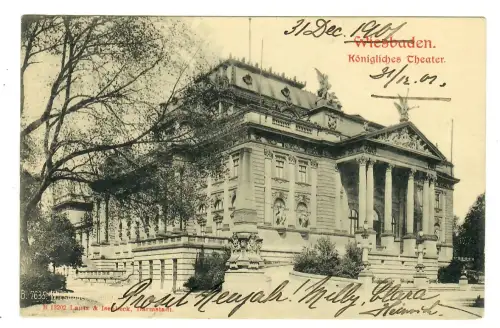 AK Wiesbaden, Königliches Theater, 11815