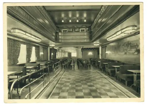AK Hamburg Wandsbek, Kaffeehaus Lorenz, Innenraum, 11189