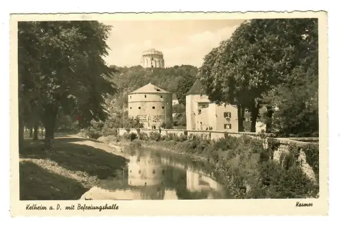 AK Kelheim, Partie mit Befreiungshalle, 11864
