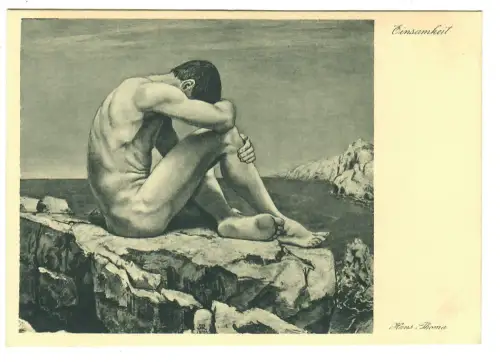 Künstler AK Hans Thoma: Einsamkeit, Wiechmann - 30380