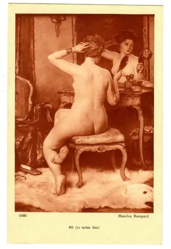 Künstler AK Erotik, Bompard "Nu (la turban bleu)", Salons de Paris, 30525