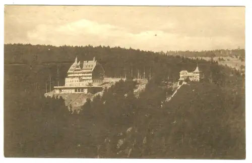 AK Wildberg, Sommerberghotel mit Bergbahnstation, 10582